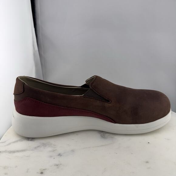 Red Wing 2033 Brown Leather Lightweight Safety Slip On Aluminum Toe Shoes Size 9 - Picture 11 of 14